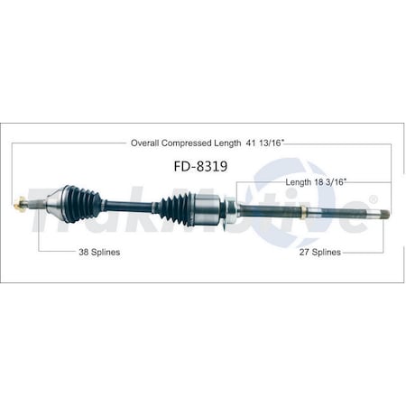 Surtrack Axle Cv Axle Shaft, Fd-8319 FD-8319